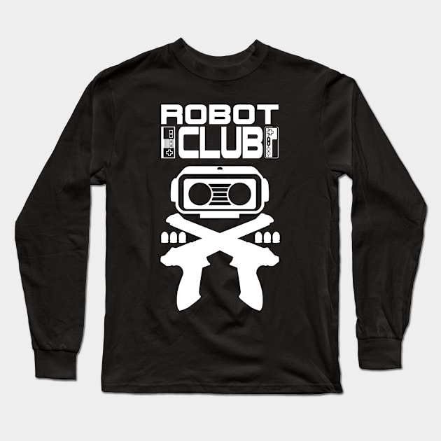 Robot Club Long Sleeve T-Shirt by 1up VS CPU